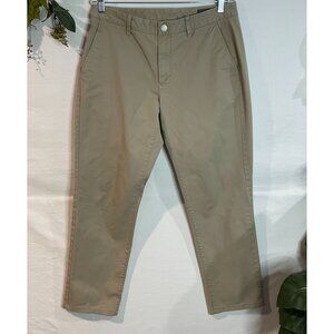 Bonobos Men's Fit Khaki Chino Pants 33x34 98% Cotton